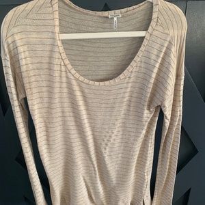 Splendid Gold Striped T-shirt